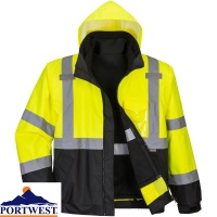 Portwest Hi-Vis Premium Waterproof 3-in-1 Bomber - S365