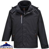 Portwest Radial 3 in 1 Waterproof Breathable Jacket - S553