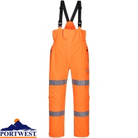 Portwest Hi Vis Waterproof Extreme Bib & Brace - S594