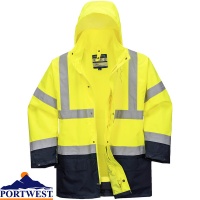 Portwest Essential 5-in-1 Hi Vis Two-Tone Jacket - S766