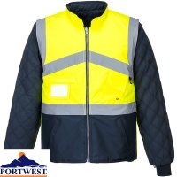 Portwest Hi Vis Two Tone Reversible 4 in1 Jacket - S769