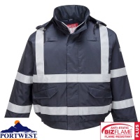 Portwest Bizflame Rain Flame Retardant Multi Protection Bomber Jacket  - S783