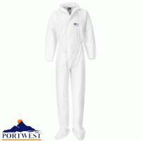 Portwest BizTex Microporous Coverall with Boot Covers Type 6/5 - ST41