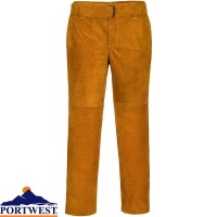 Portwest Flame Resistant Leather Welding Trouser - SW31