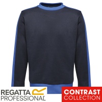 Regatta Contrast Crew Sweat Shirt - TRF527