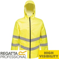 Regatta Hi Vis Pro Packaway Waterproof Jacket - TRW497