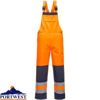 Portwest Girona Hi Vis Bib & Brace - TX72