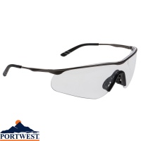 Portwest PS12 Lightweight Polycarbonate Tech Look Protective Safety Goggles ANSI