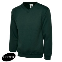 Uneek Premium V Neck Sweatshirt - UC204X
