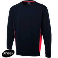 Uneek Two Tone Crew New Sweatshirt - UC217