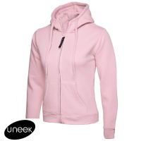 Uneek Ladies Classic Full Zip Hooded Sweatshirt - UC505