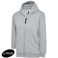 Uneek Childrens Classic Full Zip Hooded Sweatshirt - UC506