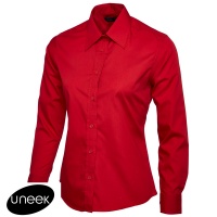 Uneek Ladies Poplin Full Sleeve Shirt - UC711X