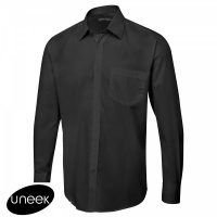 Uneek Mens Long Sleeve Poplin Shirt - UC713