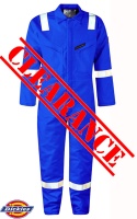 Dickies Firechief Pyrovatex Lined Coverall Hi Vis  Strips WD5025