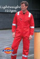 Dickies Firechief Pyrovatex Lightweight Antistatic Coveralls - WD5075