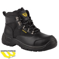 WorkForce Black Leather Safety Boot - WF41P