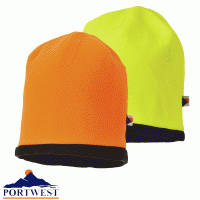 Portwest Reversible Hi Vis Beanie Hat - HA14