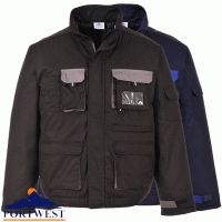 Portwest TX30 Texo Contrast Rain Waterproof Jacket Warm Padded Durable Quality